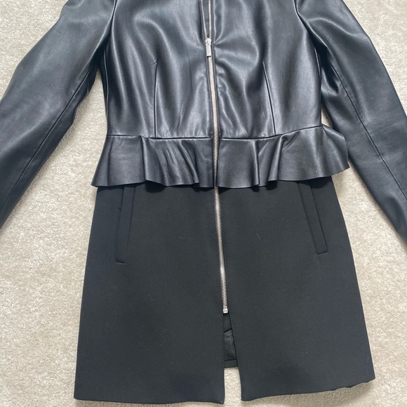 Zara - vegan leather coat - Picture 3 of 5